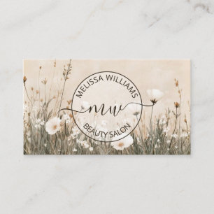 Carte De Visite Logo Wildflowers