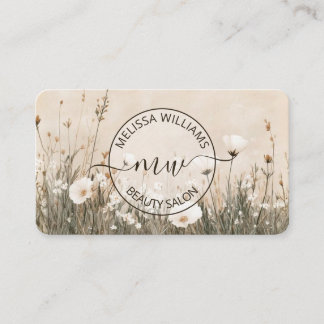Carte De Visite Logo Wildflowers