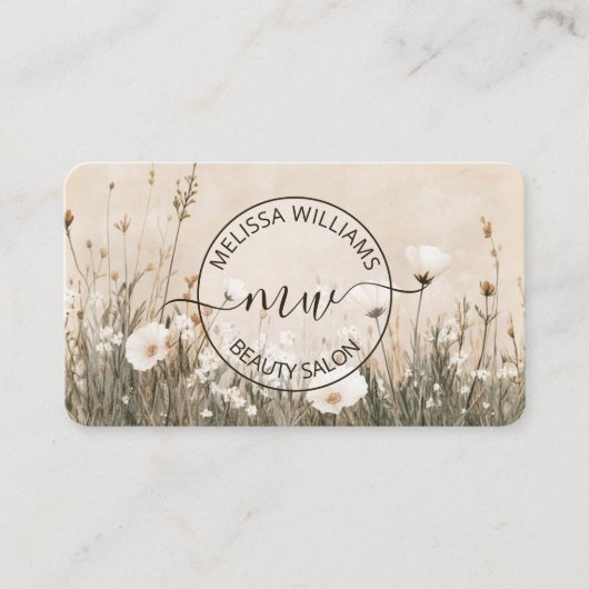 Carte De Visite Logo Wildflowers (Devant)