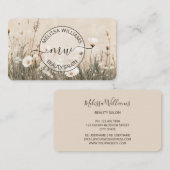 Carte De Visite Logo Wildflowers (Devant / Derrière)