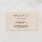 Carte De Visite Logo Wildflowers (Dos)