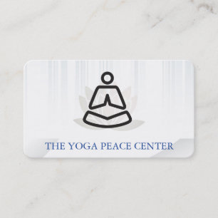 Carte De Visite Logo Yoga Santé et Bien-être