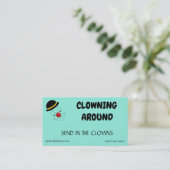 Carte De Visite Logos clowns Modèles (Debout devant)