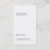 Carte De Visite Logos Corporate Variation (olivine) (Dos)