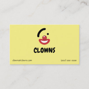 Carte De Visite Logos de clown