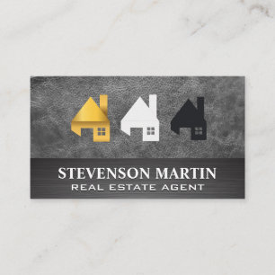 Carte De Visite Logos de la maison   Cuir