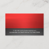 Carte De Visite Logos de la maison | Logo immobilier (Dos)