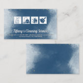 Carte De Visite Logos de nettoyage (Devant / Derrière)