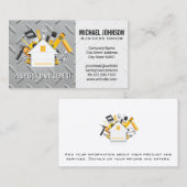 Carte De Visite Logos de réparation de maison | Construction | Aci (Devant / Derrière)