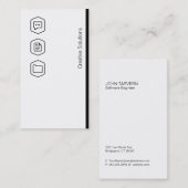 Carte De Visite Logos Entreprise Variation (Devant / Derrière)