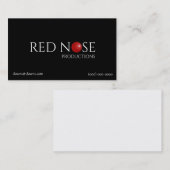 Carte De Visite Logos Nez Rouge (Devant / Derrière)
