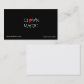 Carte De Visite Logos Noyau rouge (Devant / Derrière)