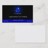 Carte De Visite Logos simples - Logo Jewel Blue Sapphire (Devant / Derrière)