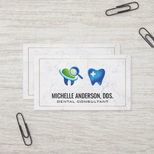 Carte De Visite Logos sur les dents
