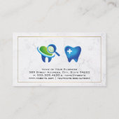 Carte De Visite Logos sur les dents (Dos)