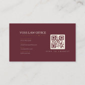 CARTE DE VISITE LOI (Dos)