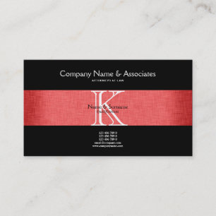Carte De Visite Loi d'avocat de mandataire