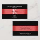 Carte De Visite Loi d'avocat de mandataire (Devant / Derrière)