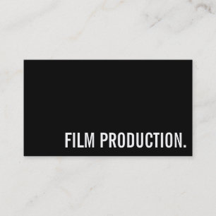 Carte De Visite Loi de producteur de films de directeur