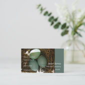 Carte De Visite L'oiseau bleu Eggs les périodes trois (Debout devant)