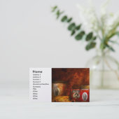Carte De Visite Loisir - Fumeur - pipes à fumer (Debout devant)