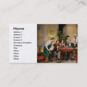 Carte De Visite Loisir - Jeux d'argent - Faites-moi une place en 1
