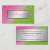 Carte De Visite Lollipop divine argentée 311 (Devant / Derrière)