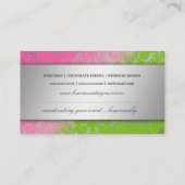 Carte De Visite Lollipop divine argentée 311 (Dos)