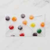 Carte De Visite Lollipops, double face (Dos)