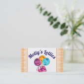 Carte De Visite Lollipops suceurs bonbons fabricant bonbons confit (Debout devant)