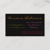 Carte De Visite L'OM Shanti Shanti Shanti (Dos)