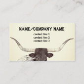 Carte De Visite londres photo de vache sepia pays rustique (Dos)