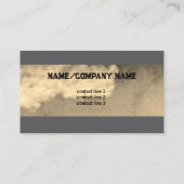 Carte De Visite londres vache rustique pays sépia tons (Dos)