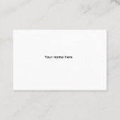 Carte De Visite Lonely Cloud  (Dos)