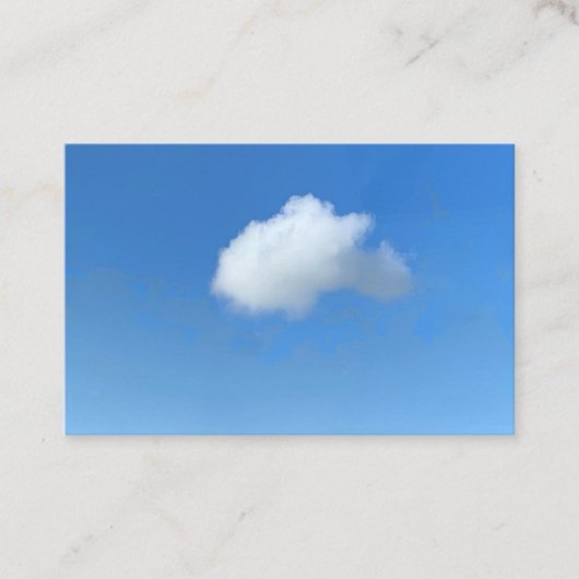 Carte De Visite Lonely Cloud  (Devant)