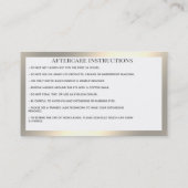 Carte De Visite Long belle Lashes Extension (Dos)