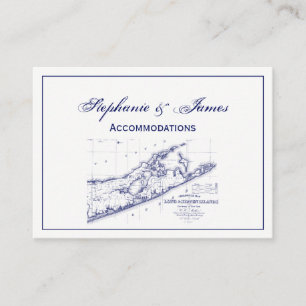 Carte De Visite Long Island The Hamptons Map VC
