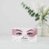 Carte De Visite Long Lash Extension Maquillage Artiste Beau Oeil (Debout devant)