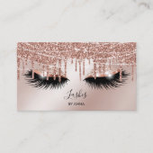 Carte De Visite Long Lash Extension maquillage Artiste Beauté Salo (Devant)