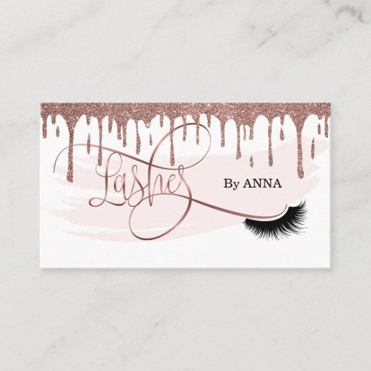 Carte De Visite Long Lash Extension Maquillage Artiste Salon de Be (Devant)
