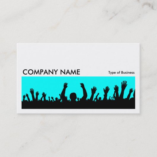 Carte De Visite Long Picture 0109 - Concert Crowd (Devant)