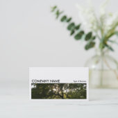 Carte De Visite Long Picture 0153 - Branches Japonaises 04 (Debout devant)