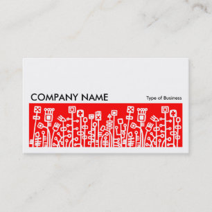 Carte De Visite Long rouge de l'image 072 - jardin de Cyber -