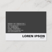 Carte De Visite Long Spring B&B (Dos)