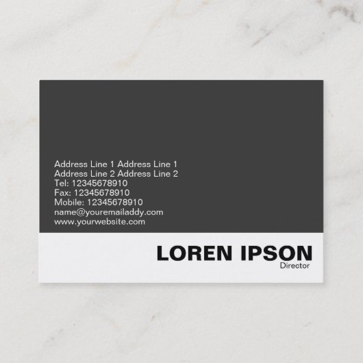 Carte De Visite Long Spring B&B (Dos)