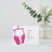 Carte De Visite Longlinebra rose - potelé (Debout devant)