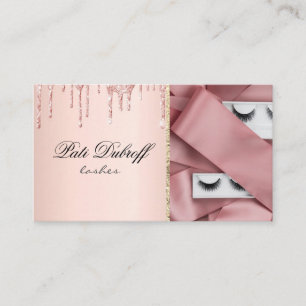 Carte De Visite Longs Cils Beaux Yeux et Sourcils