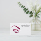 Carte De Visite Longue icône d'extension de mèche de cils d'oeil (Debout devant)