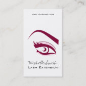 Carte De Visite Longue icône d'extension de mèche de cils d'oeil (Devant)