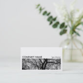 Carte De Visite Longue image 064 - Arbre à contraste élevé (Debout devant)